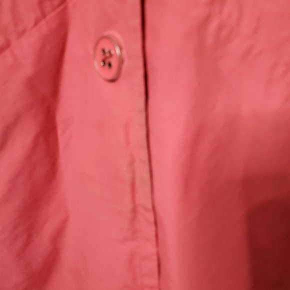 The Tower Collection by London Fog Hot Pink Trench Coat, S - Picture 10 of 10